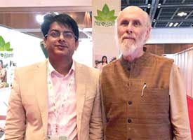 Dr Navdeep Sharma with Padma Bhushan - Dr. David Frawley, an eminent contributor in the fields of Hinduism (Sanatana Dharma), Yoga, Ayurveda and Vedic astrology